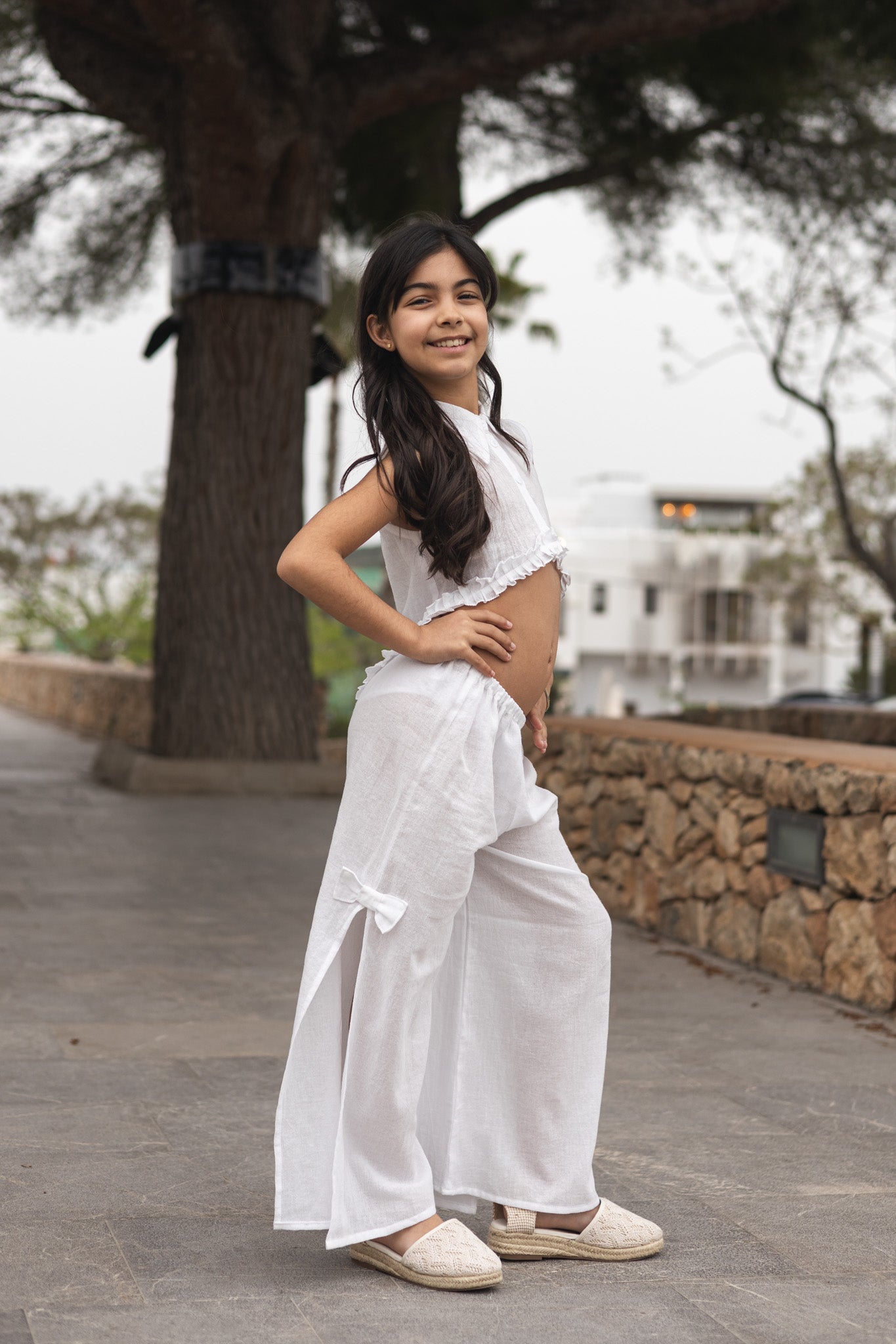 NORI | Flared Trousers with Slits