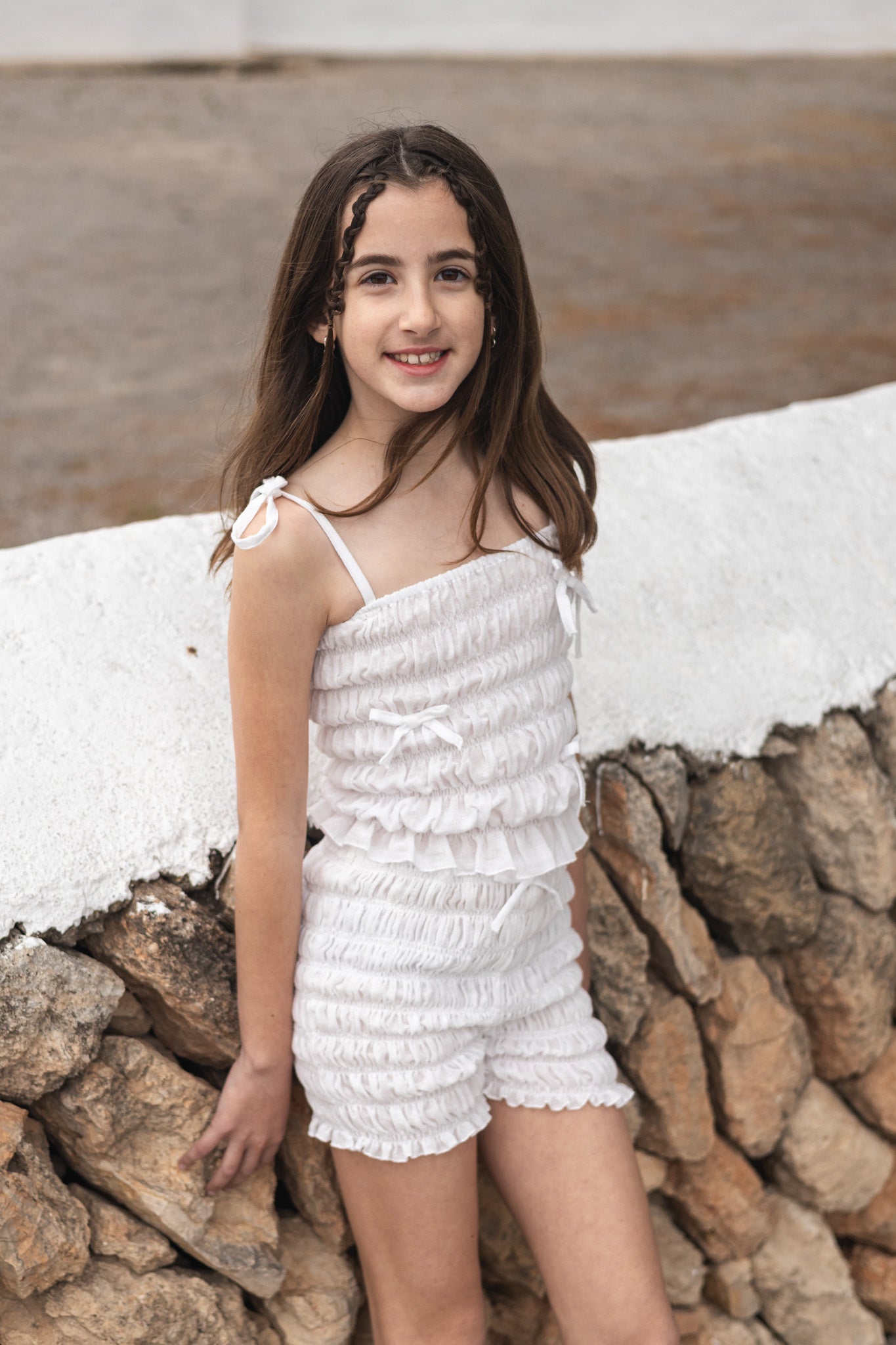 ELNA | Elastic Cotton Gauze Shorts
