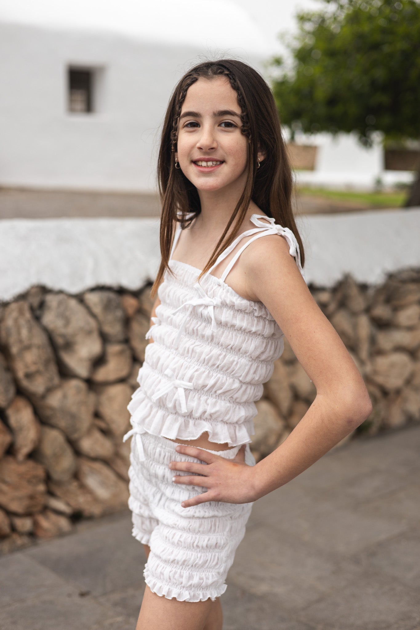 MIA | Elastic Top with Gauze Ties