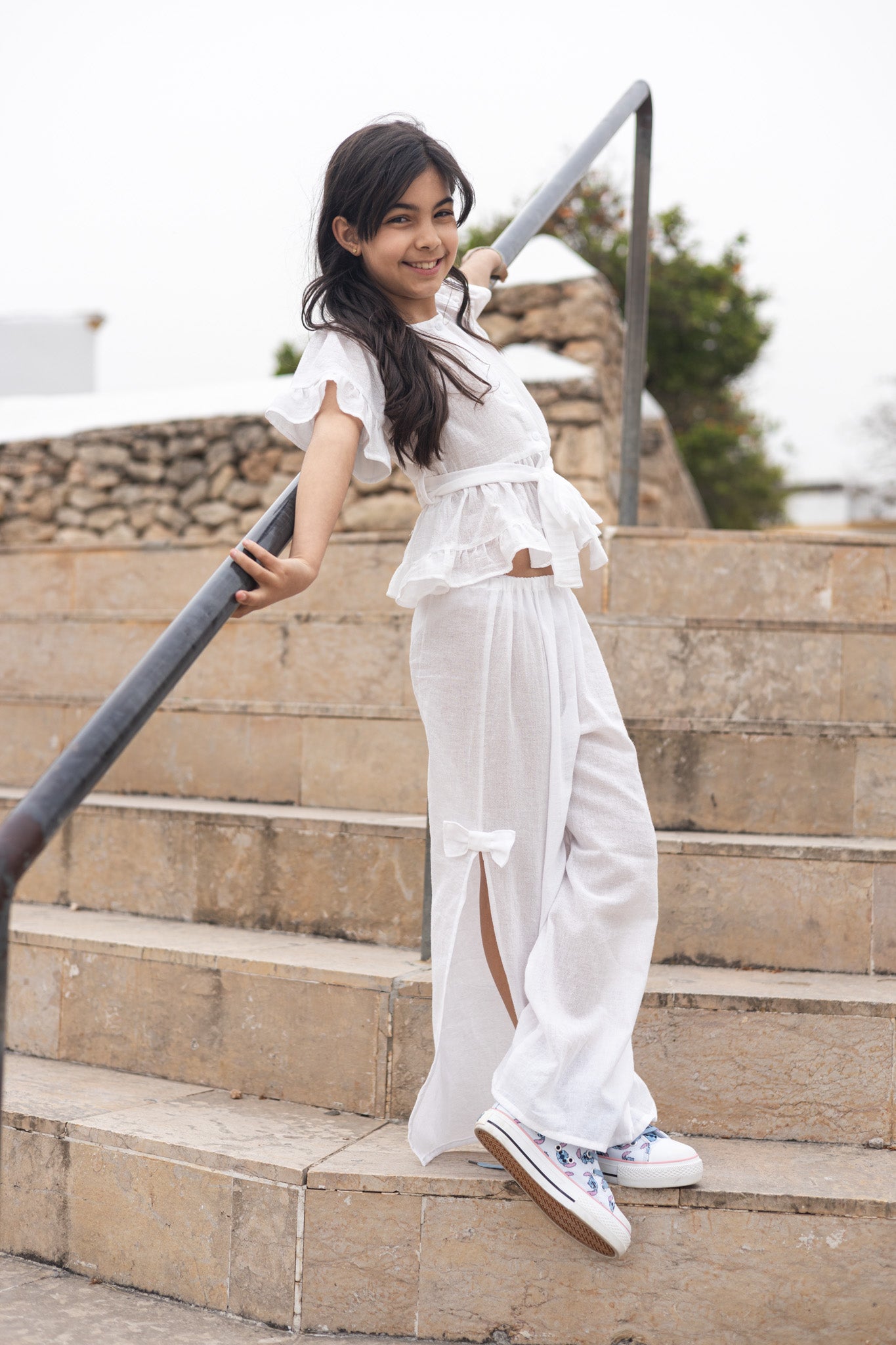 NORI | Flared Trousers with Slits