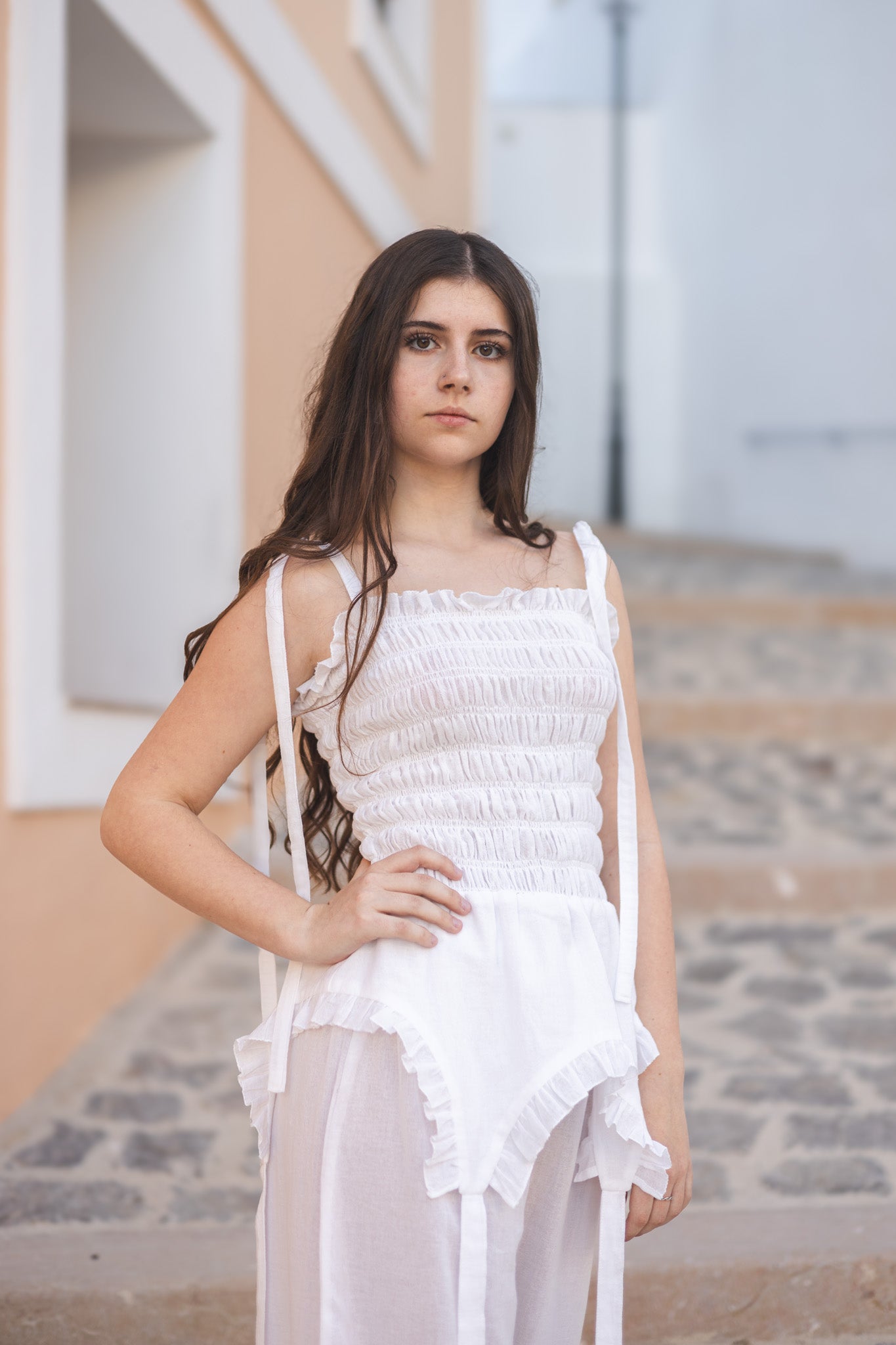 HAKAMA CORE | Honeycomb Asymmetrical Top with Straps