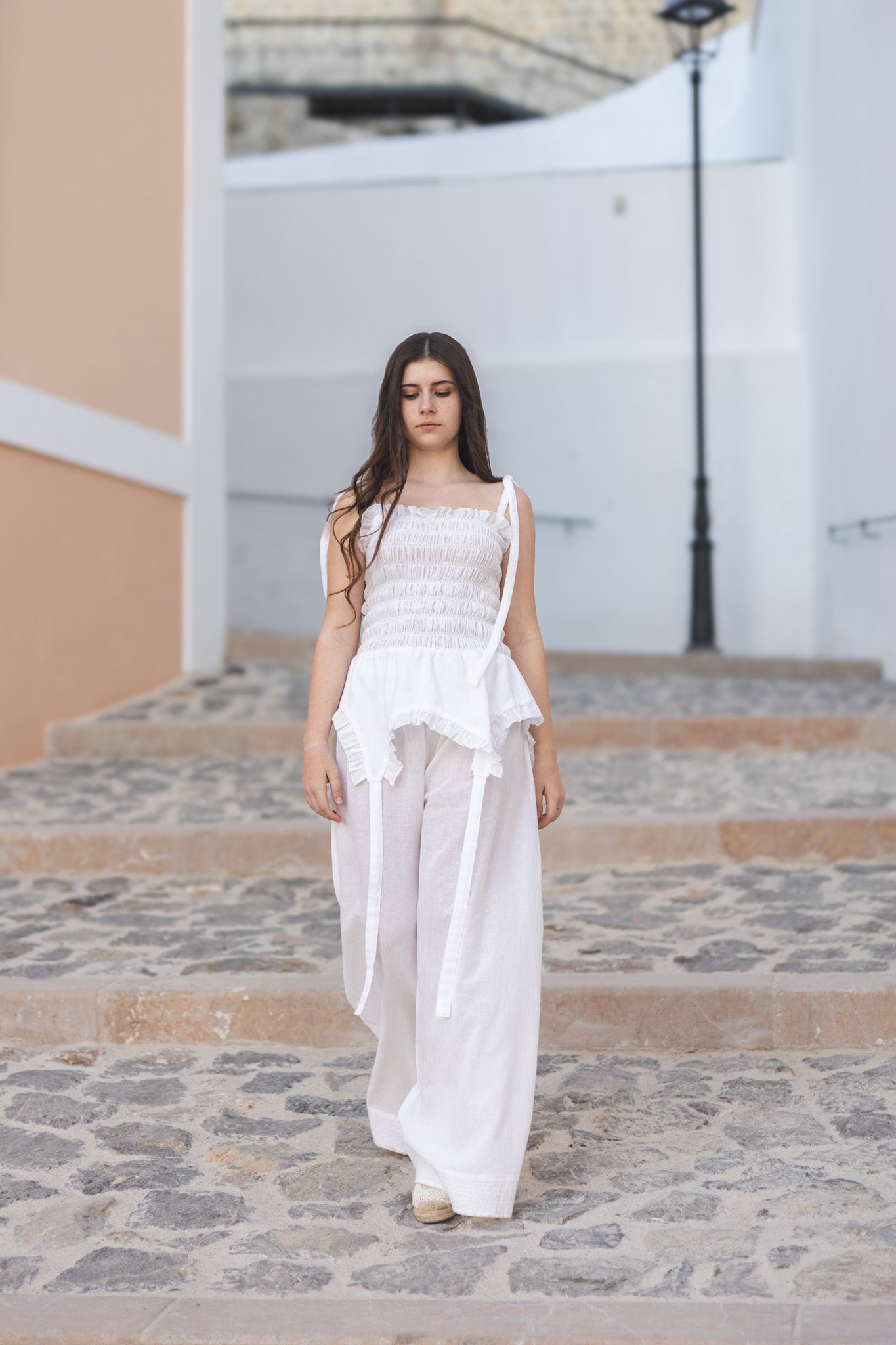 ZENITH PALAZZO | 100% Cotton Gauze Palazzo Pants